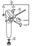 Bosch 0 601 192 703 Gsb 20-2 Rce Percussion Drill 230 V / Eu Spare Parts